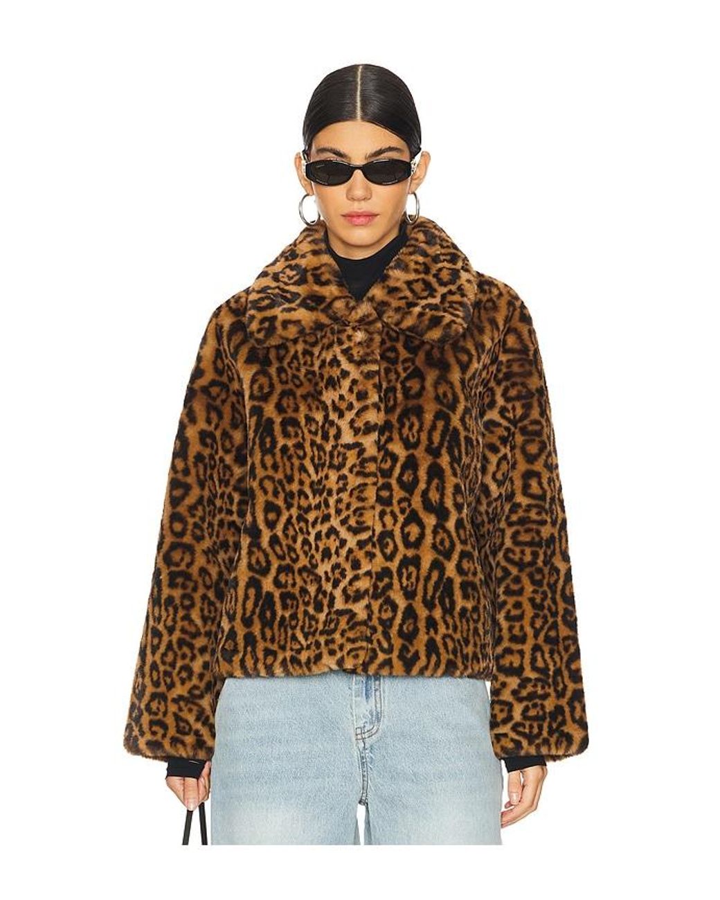 Apparis Brown Elis Short Coat