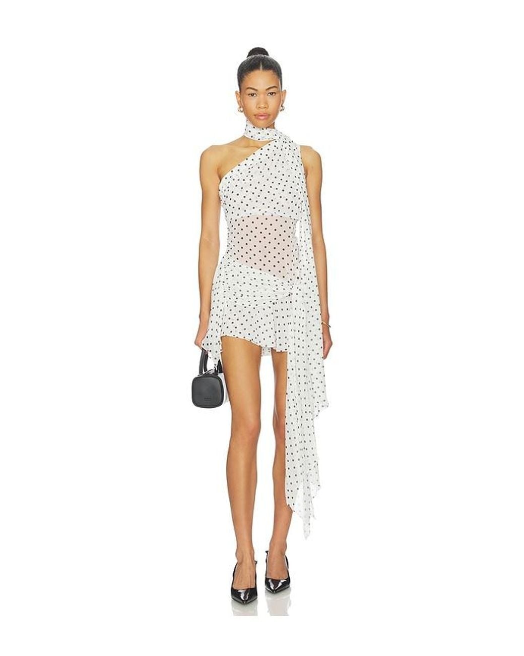 GUIZIO White Cyrielle Dress