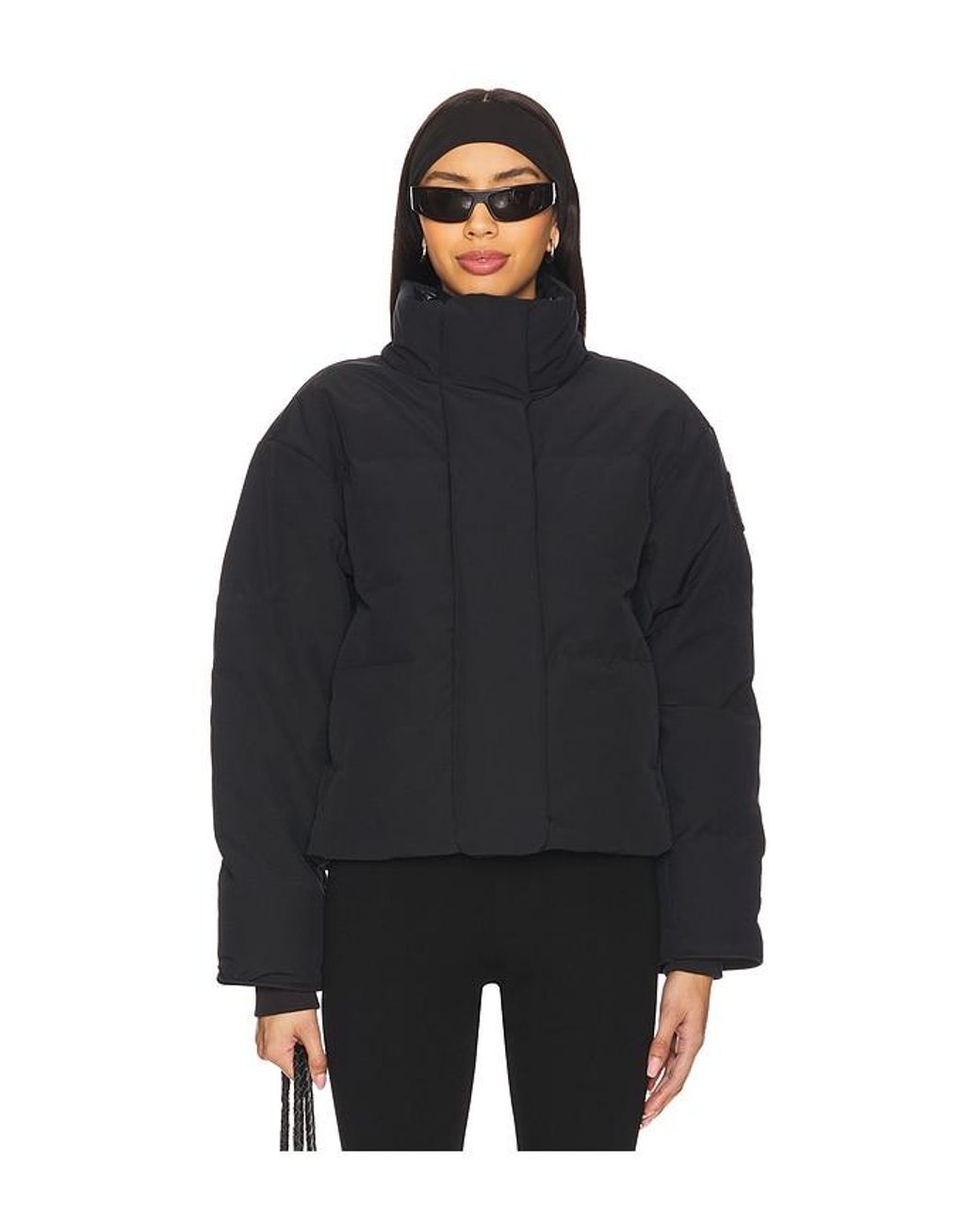 Canada Goose Black Grandview Cropped Jacket