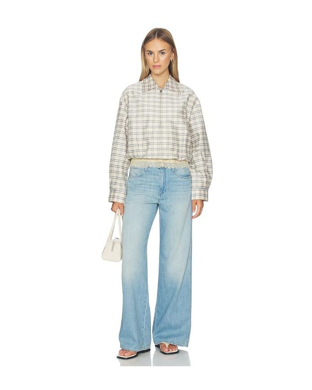 Amo Denim Blue Regina Wide Leg Jeans