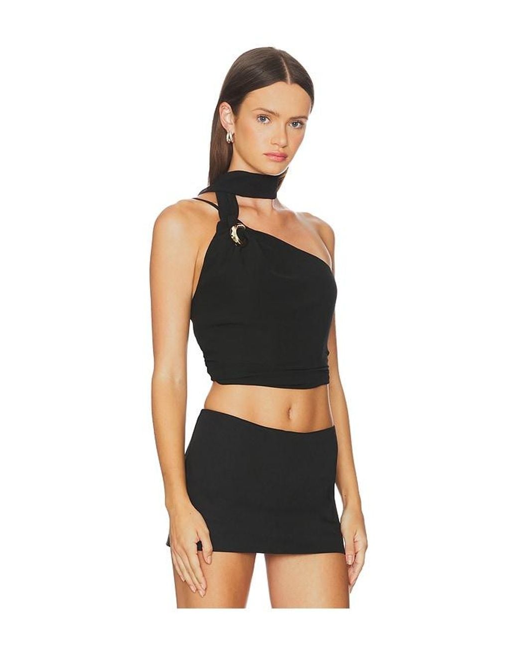 Lovers + Friends Black Kimberly Top
