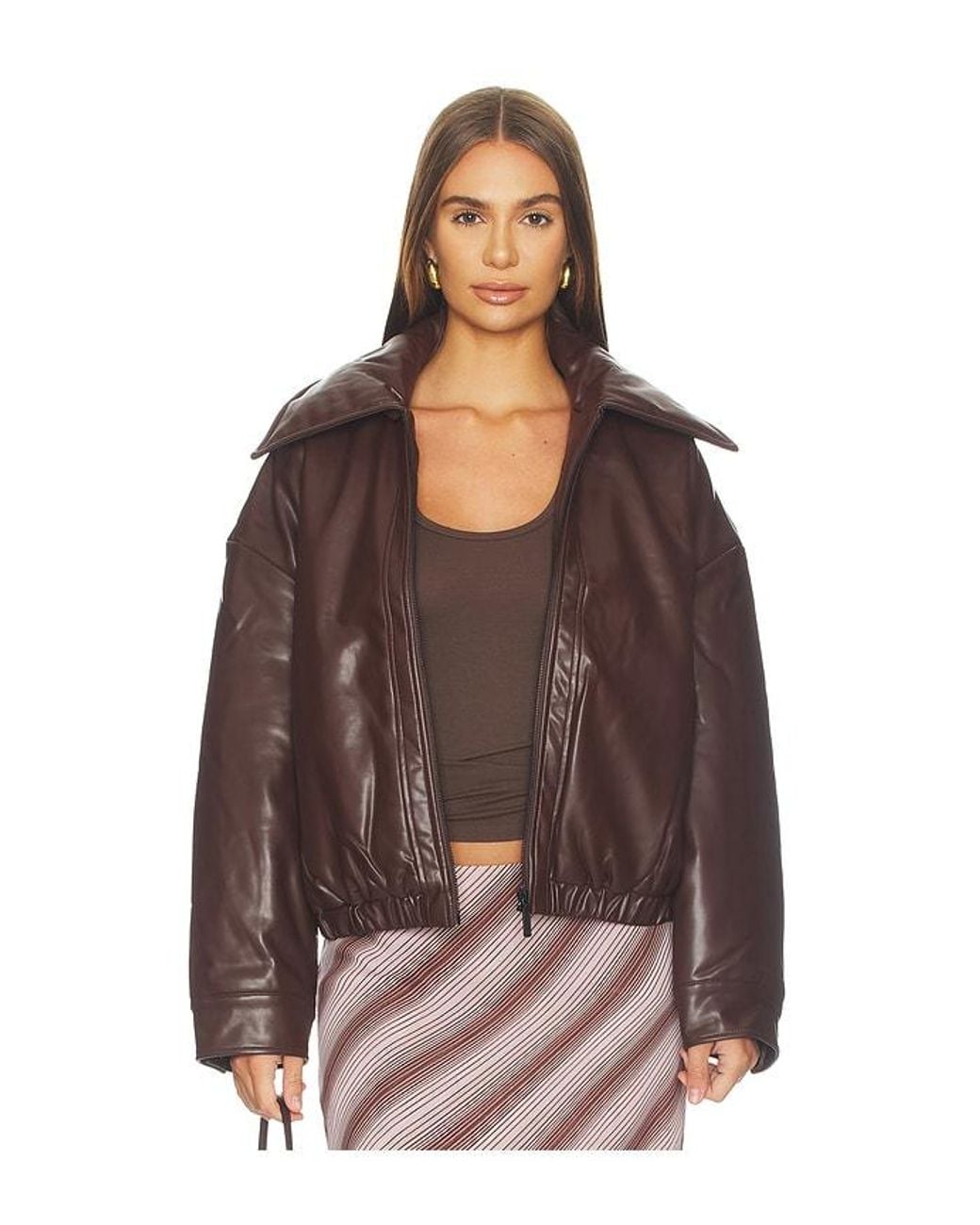 Bec & Bridge Brown Dena Oversized Jacket