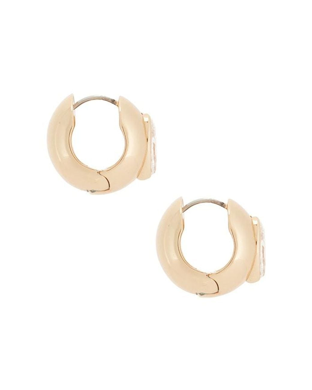 Ettika White Glowing Gem Earrings