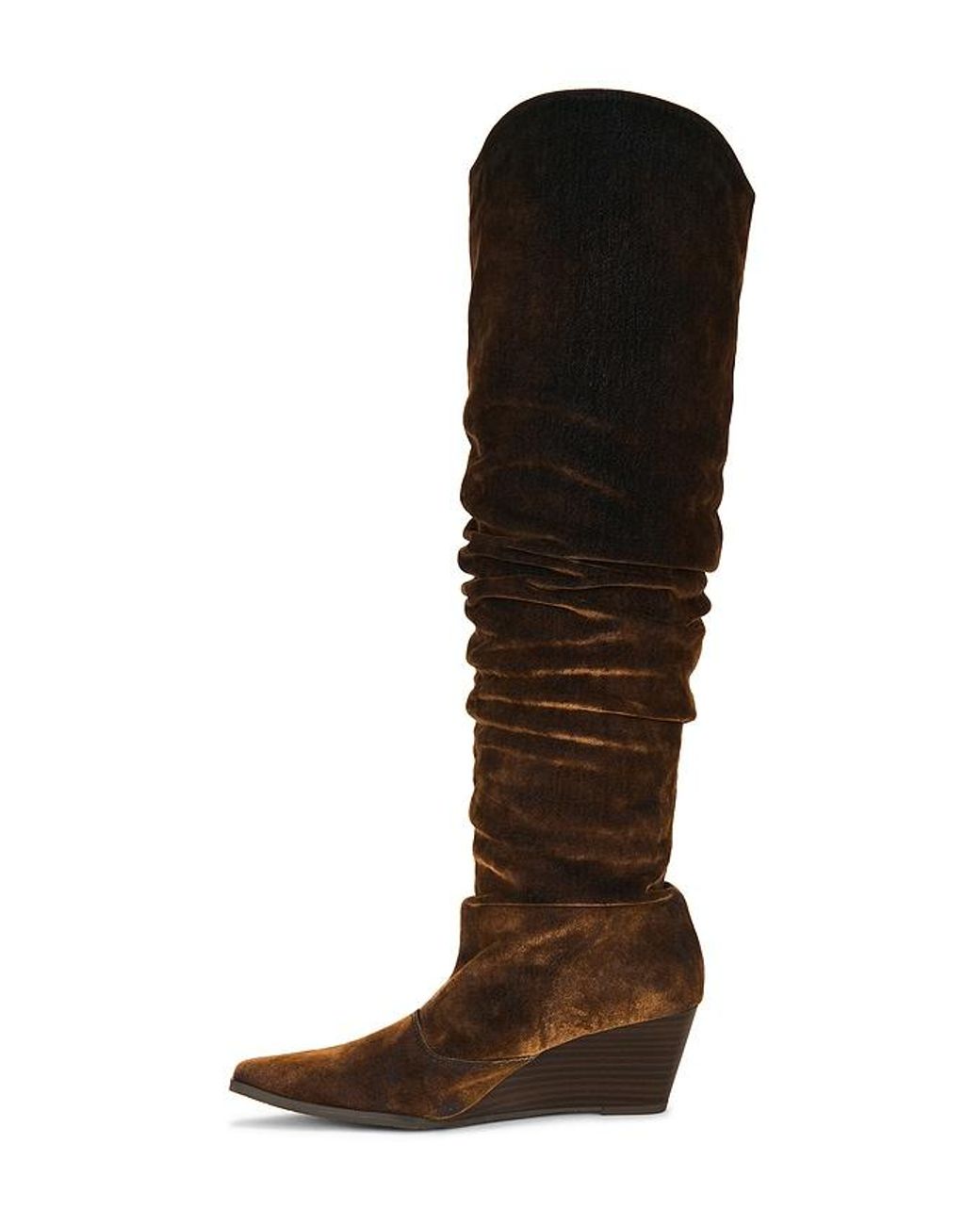 Seychelles Brown Westlake Distressed Denim Boot