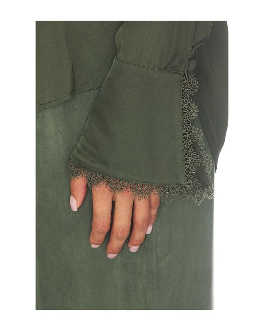 Hevron Green Soraya Shirt