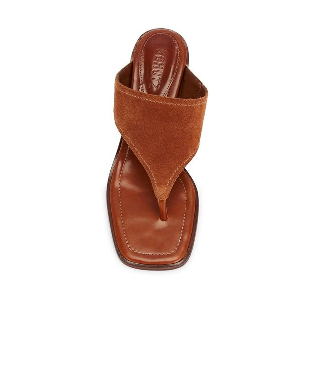 SCHUTZ SHOES Brown Sage Sandal