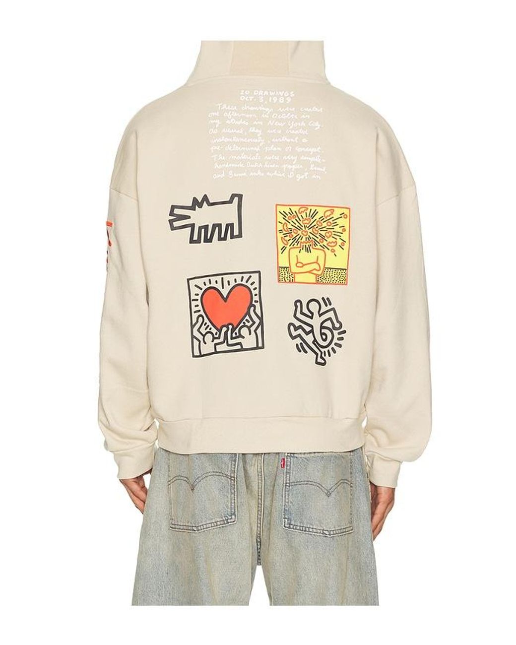 Reason Gray Keith Haring Hoodie for men