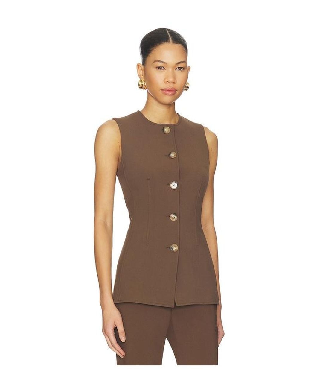 Veronica Beard Brown Jessup Vest