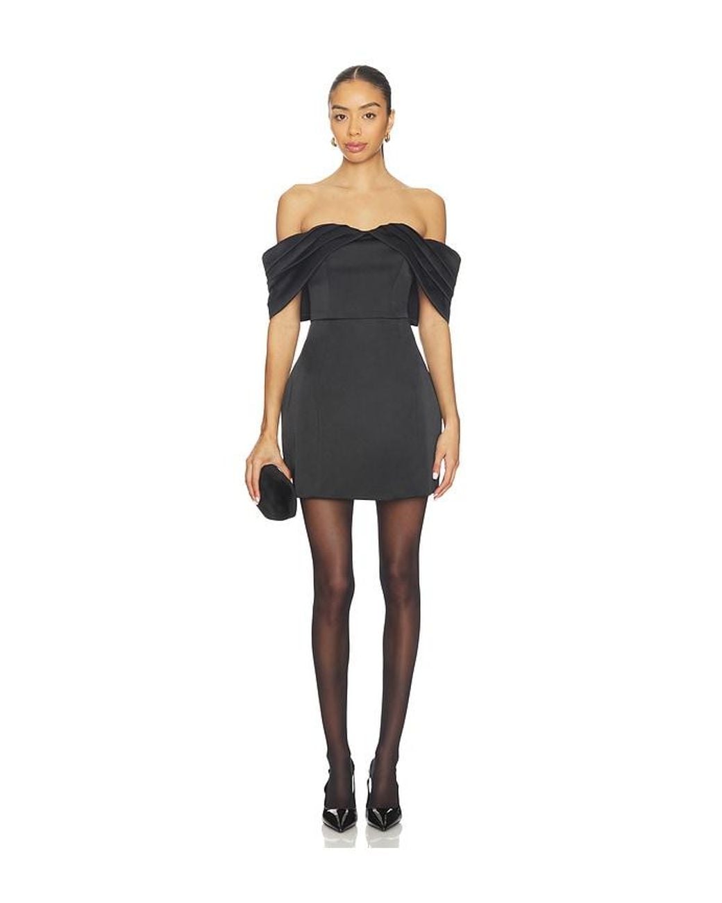 Elliatt Black Hope Tulip Mini Dress