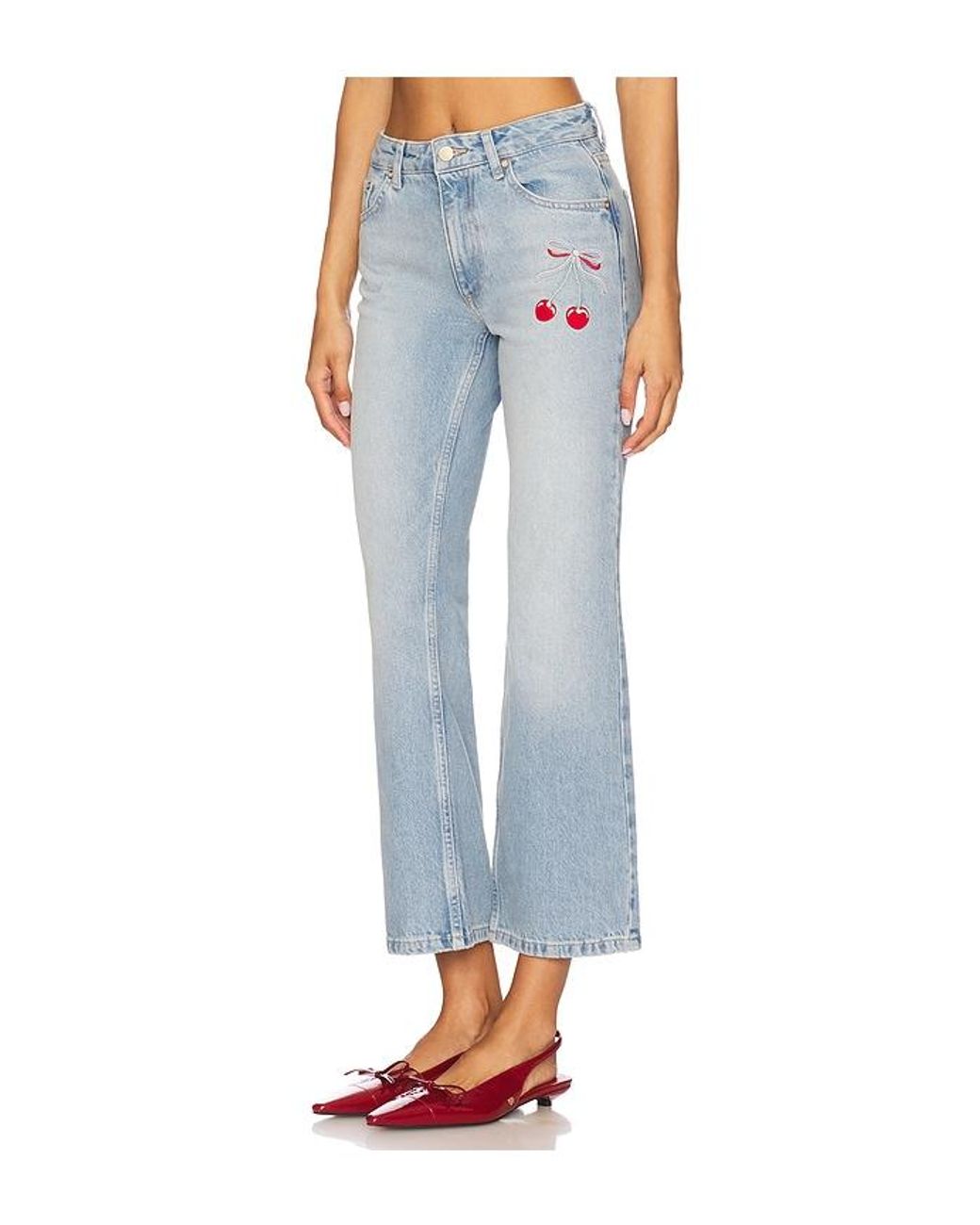 LoveShackFancy Blue Hose Sami