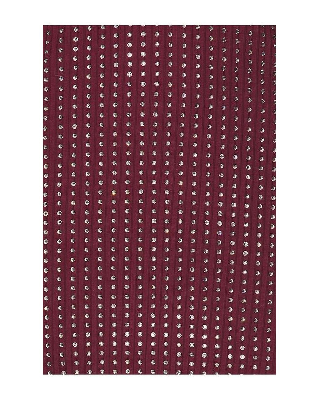 The Attico Red Studded Mini Dress