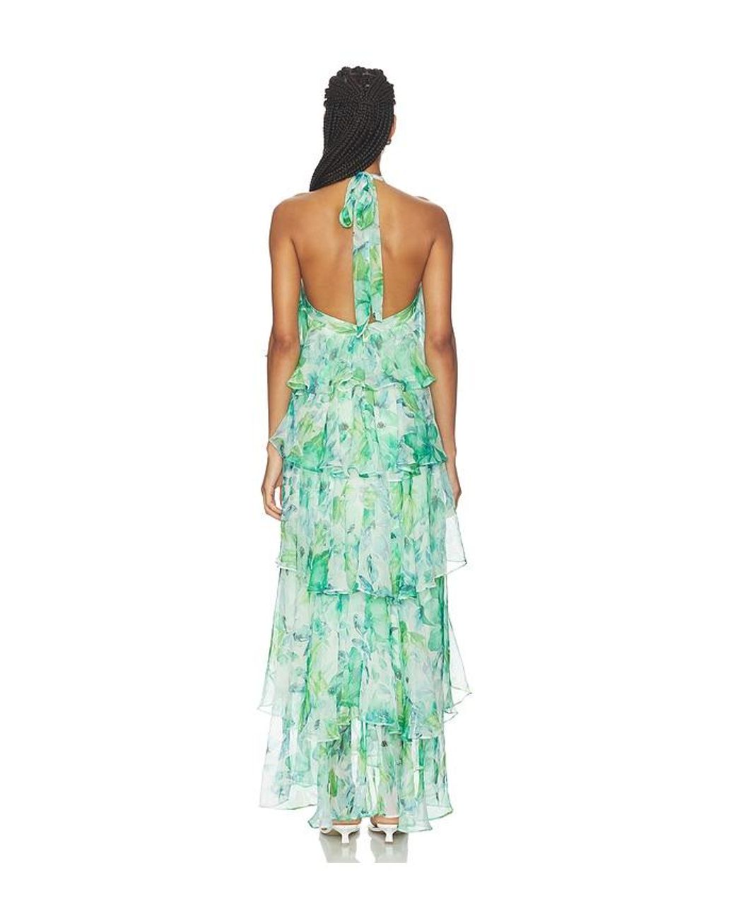 Astr Green Daiga Dress