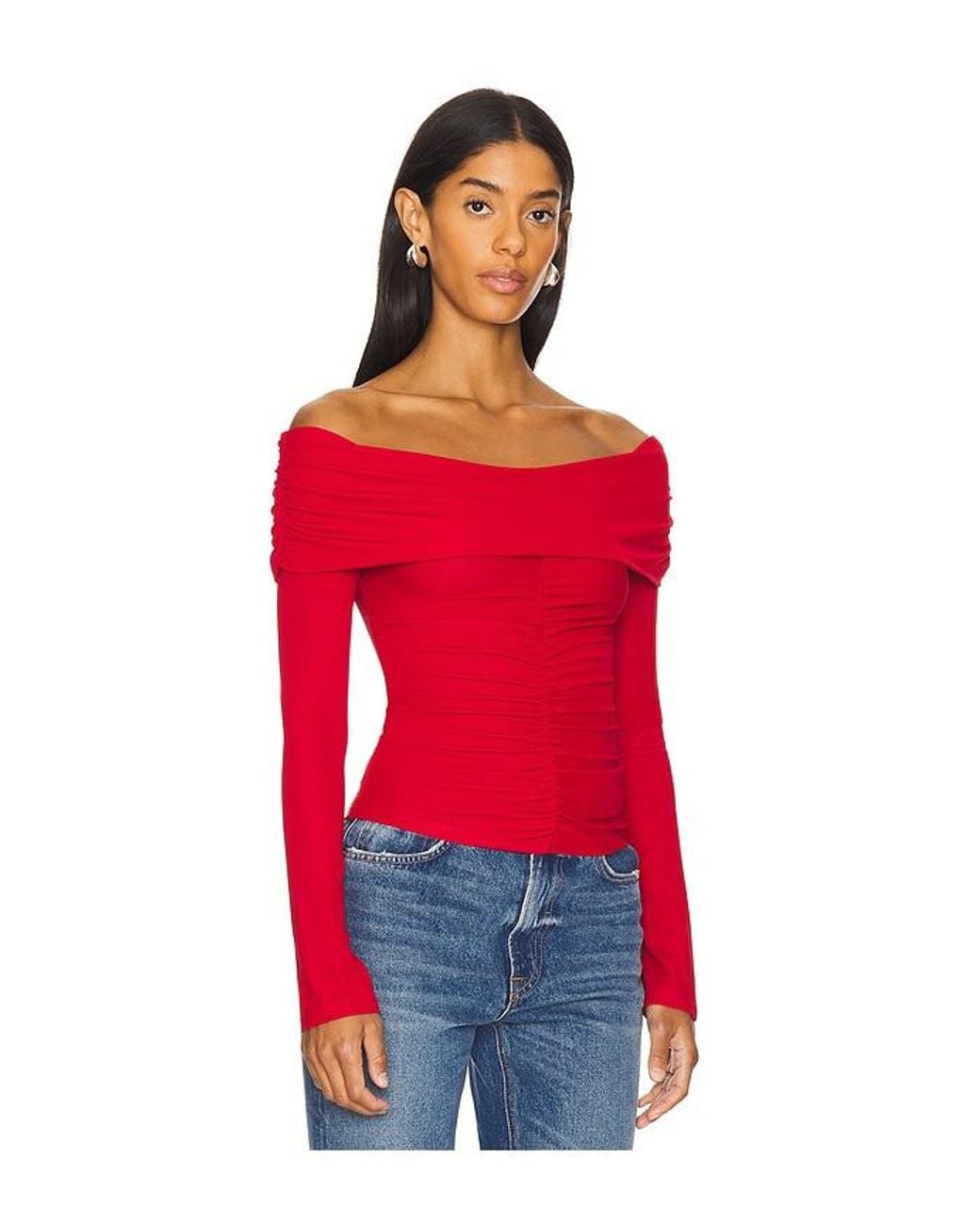 House of Harlow 1960 Red X Revolve Suki Top