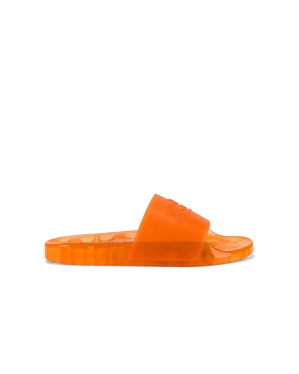 COACH Ulyssa Slide in Orange | Lyst
