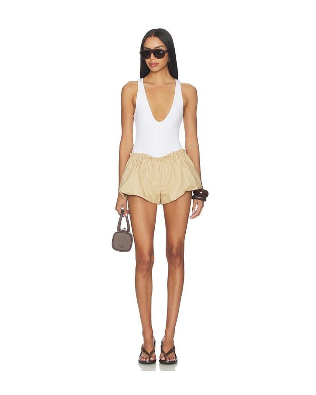 Madison The Label Natural Aubree Short