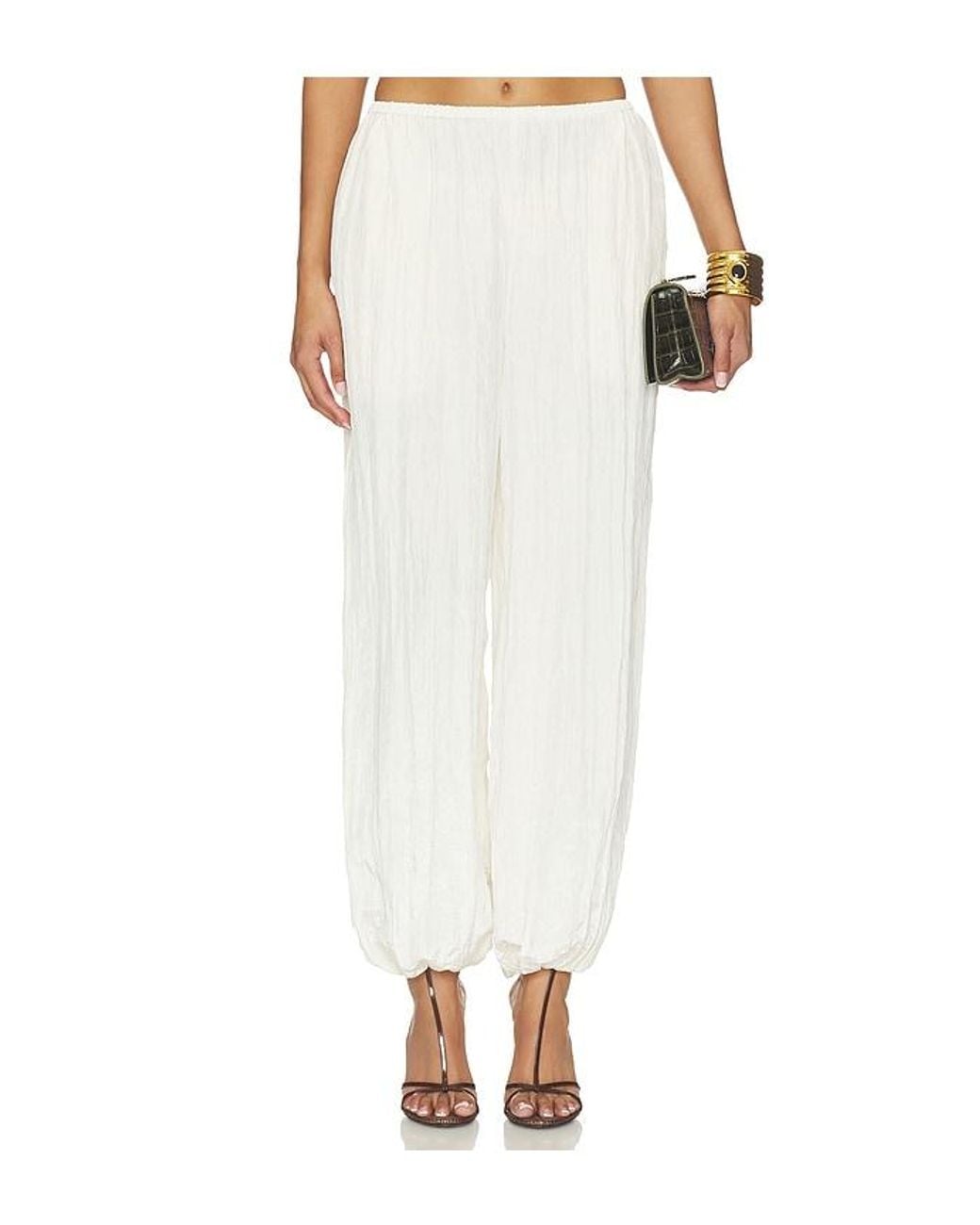 Lovers + Friends White Otto Pant