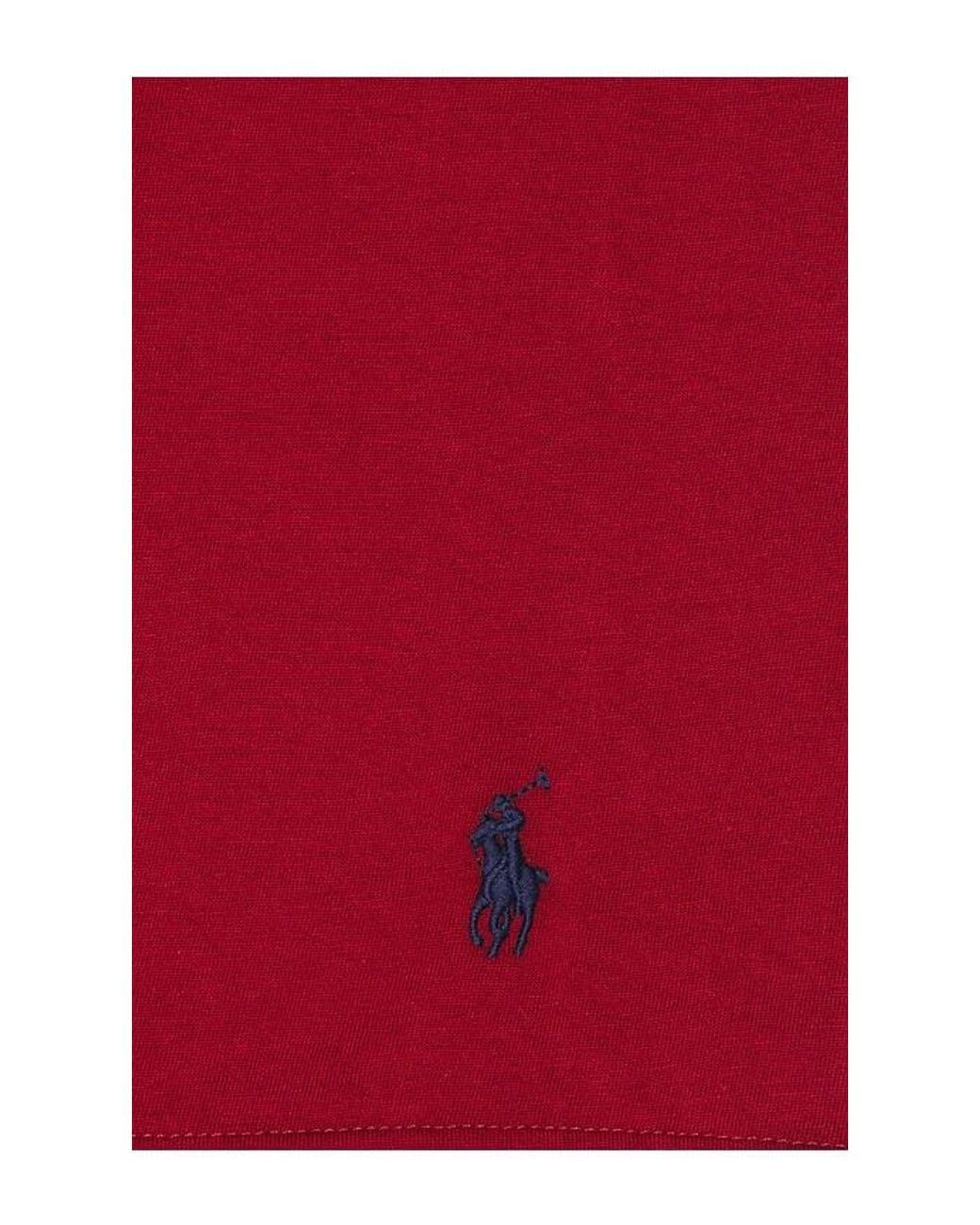 Polo Ralph Lauren Red Classic Fit Cotton 3 Pack Undershirt for men