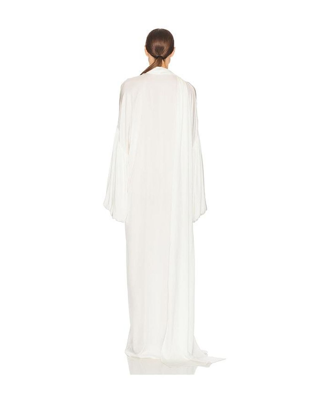 Helsa White Serafina Silk Dress