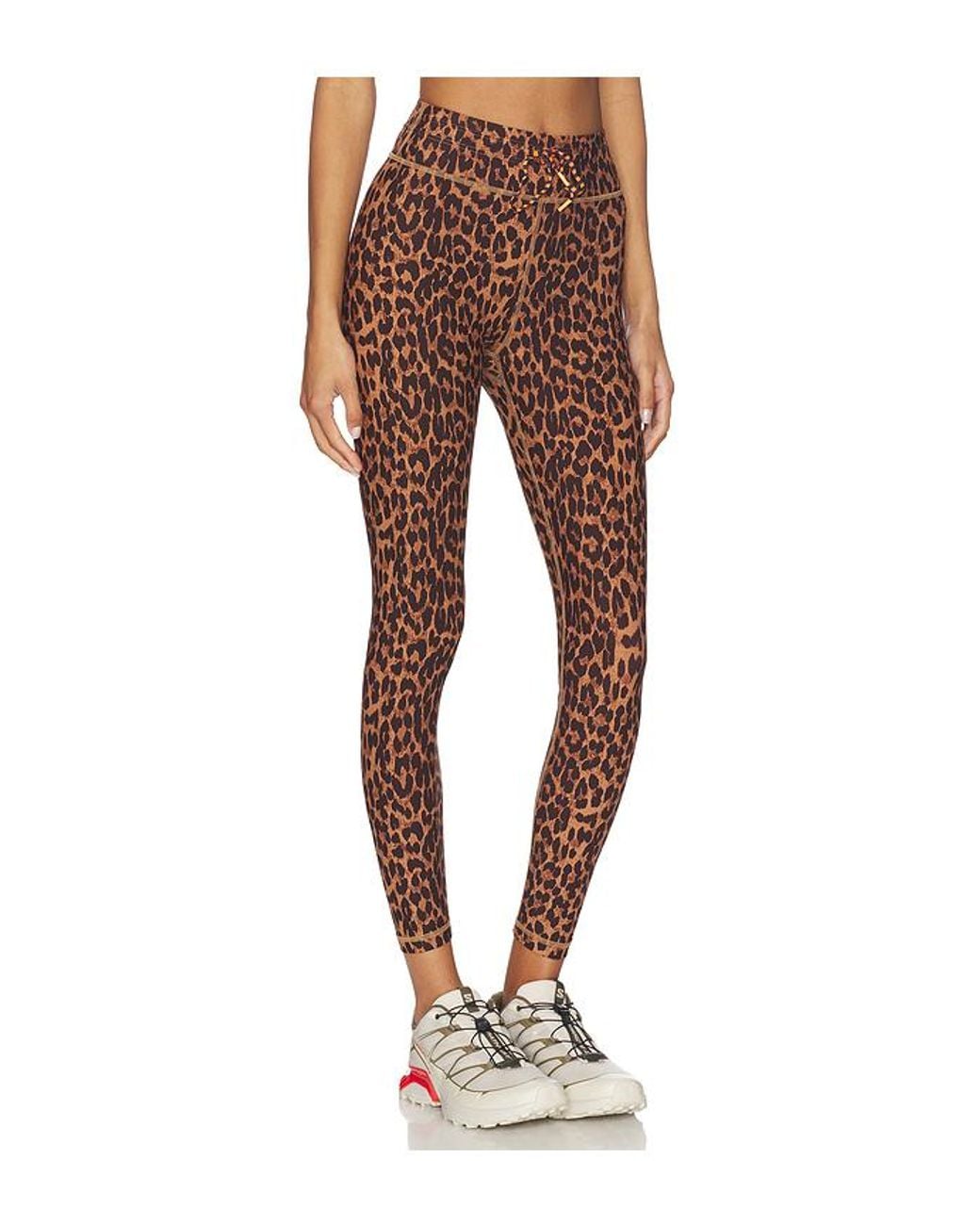 The Upside Brown Malawi 25In Midi Leggings