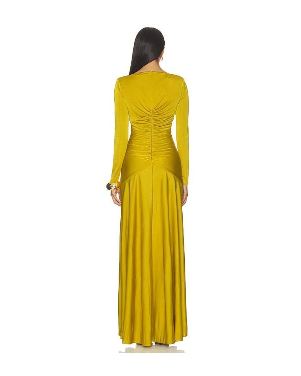 Et Ochs Yellow Thea Gown