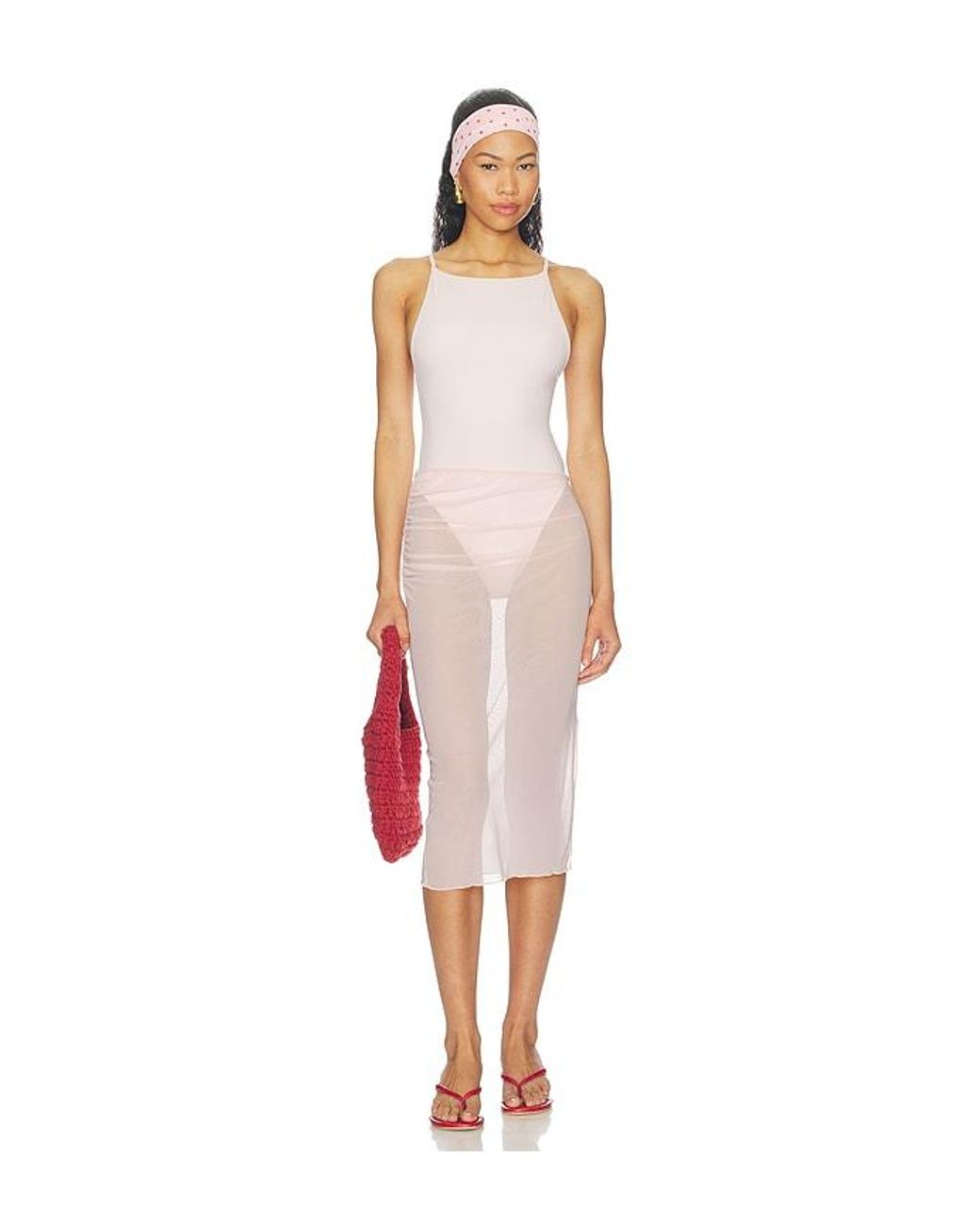 lovewave Pink The Sterling Maxi Skirt