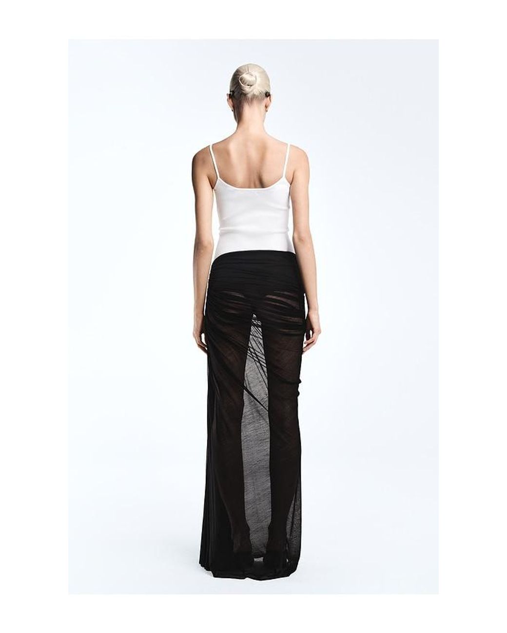 REVOLVE LOS ANGELES White Leora Maxi Skirt