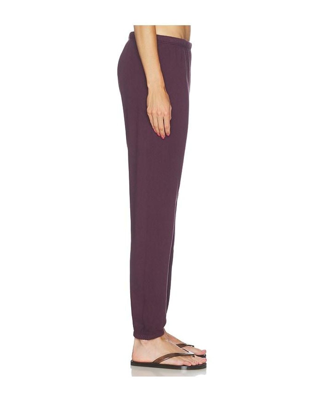 PERFECTWHITETEE Purple Johnny French Terry Easy Sweatpant