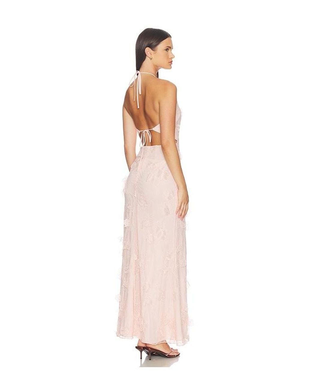 MAJORELLE White Primrose Maxi Dress