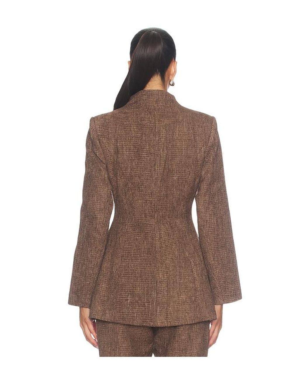 Odd Muse Brown Tweed Tailored Blazer