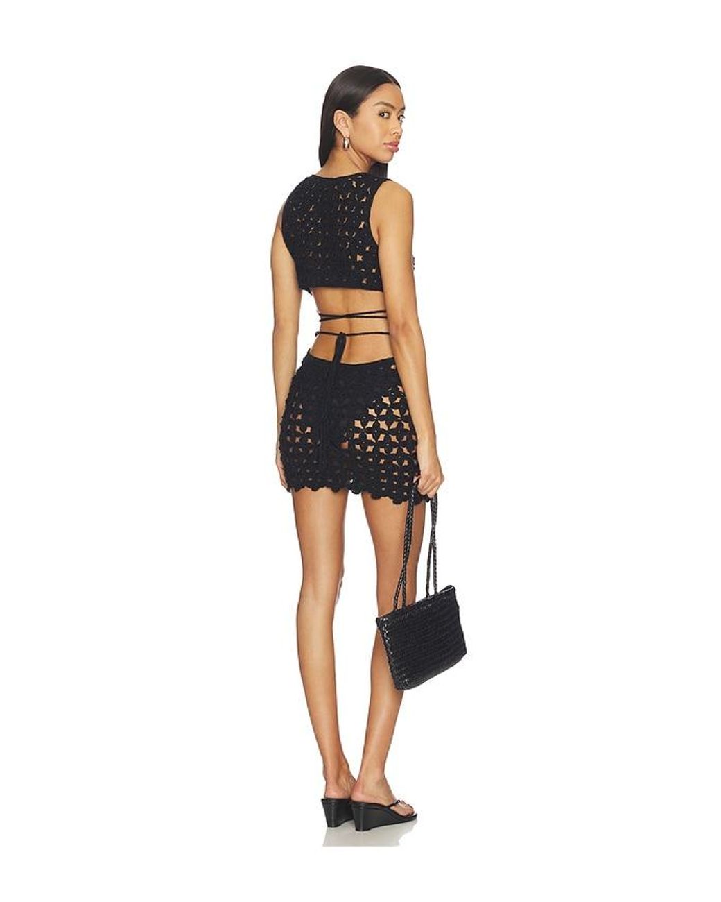 superdown Black Fraya Mini Dress
