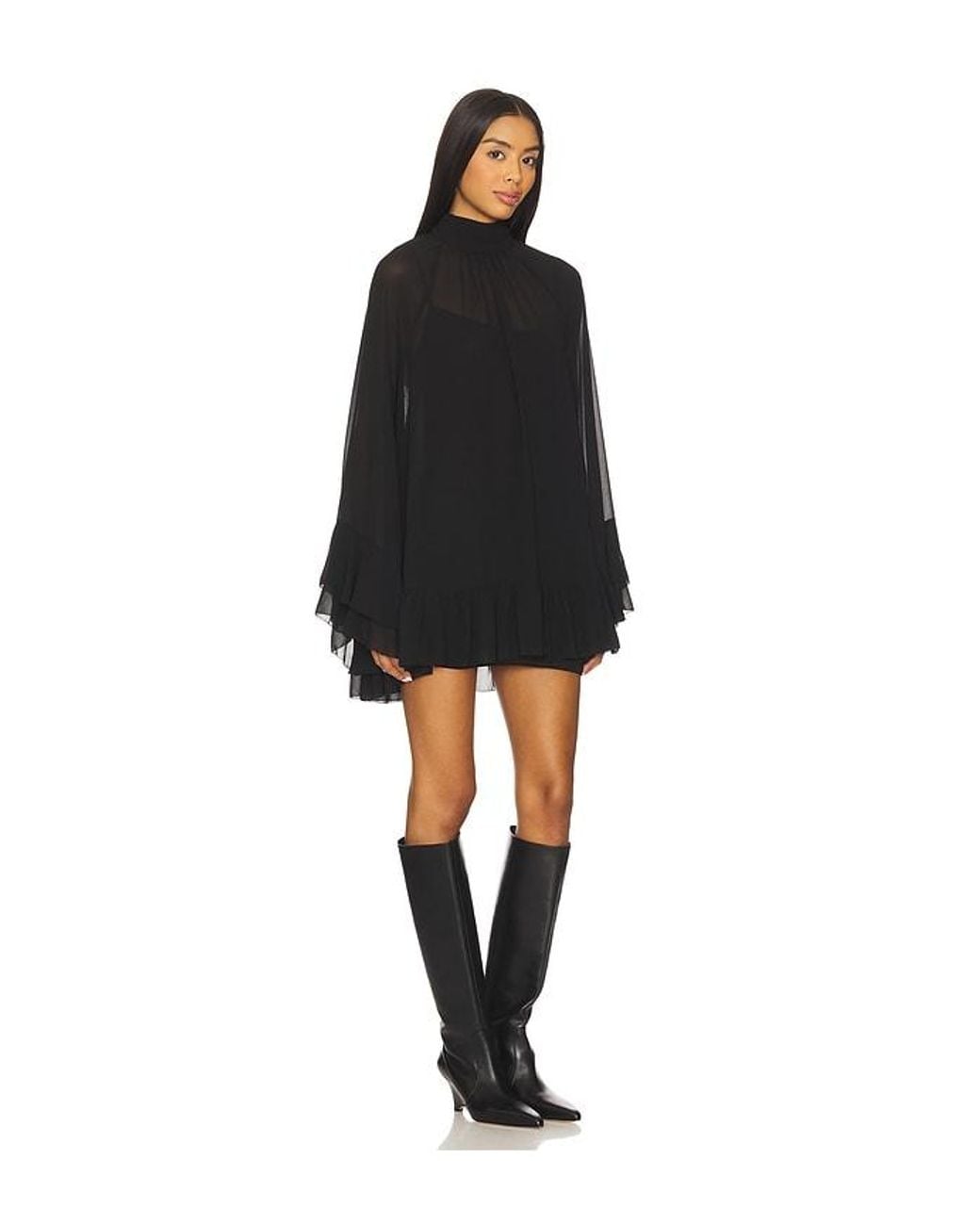 Stone Cold Fox Black X Revolve Nelly Mini Dress