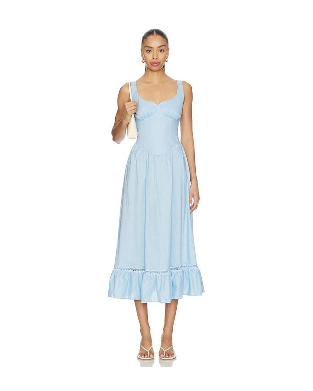 Peixoto Blue Liam Midi Dress