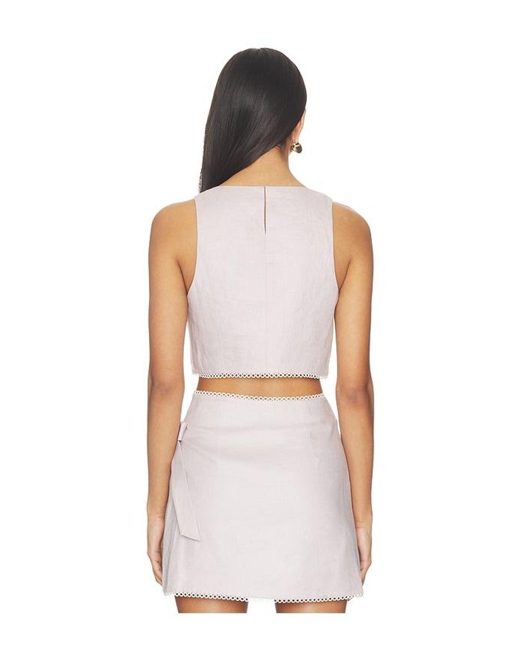 Hevron White Terrel Top