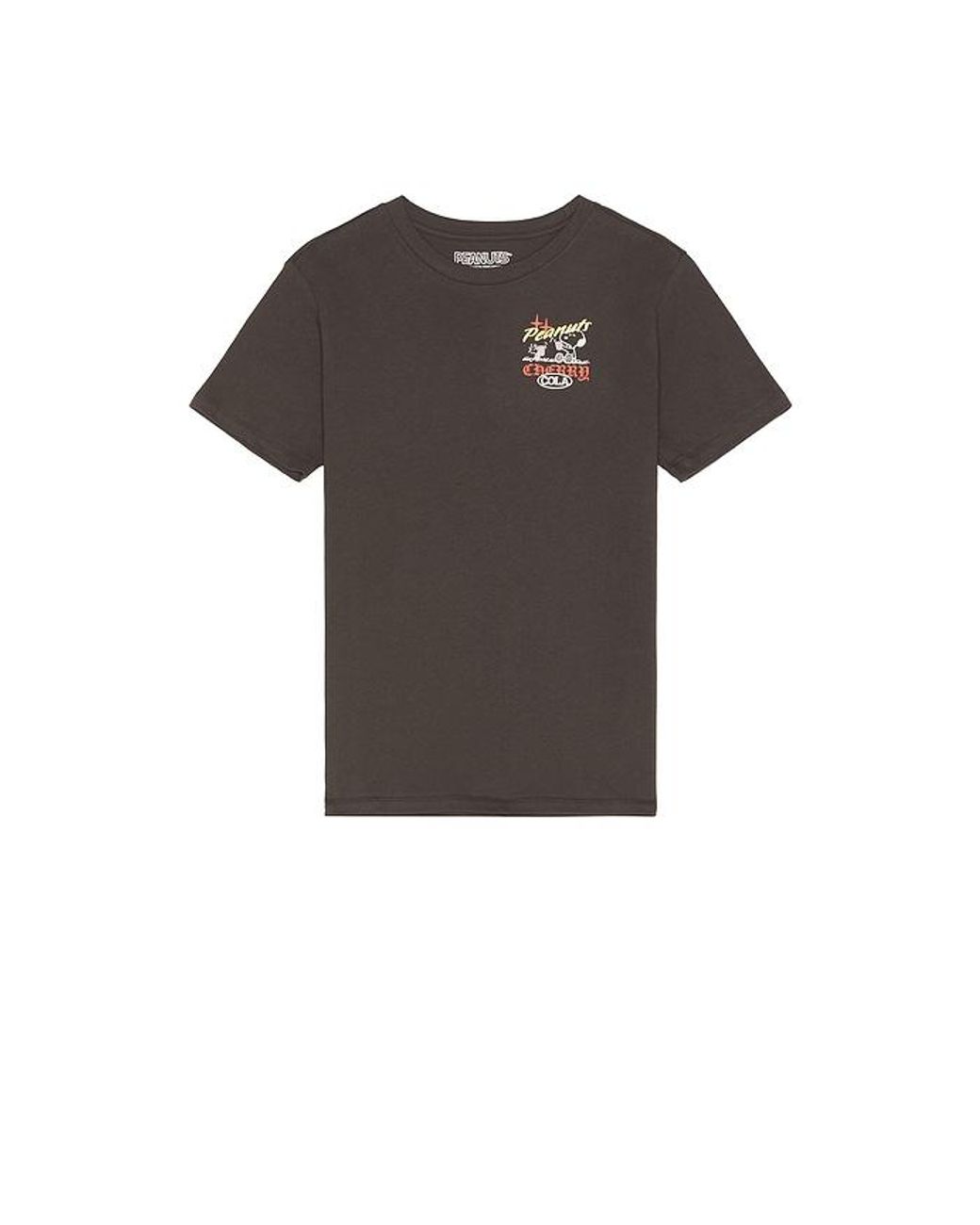 The Forecast Agency Black Peanuts Cherry Cola Tee for men