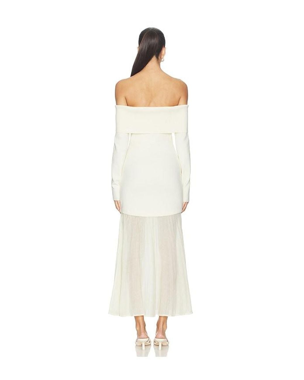 Astr White Lidia Dress