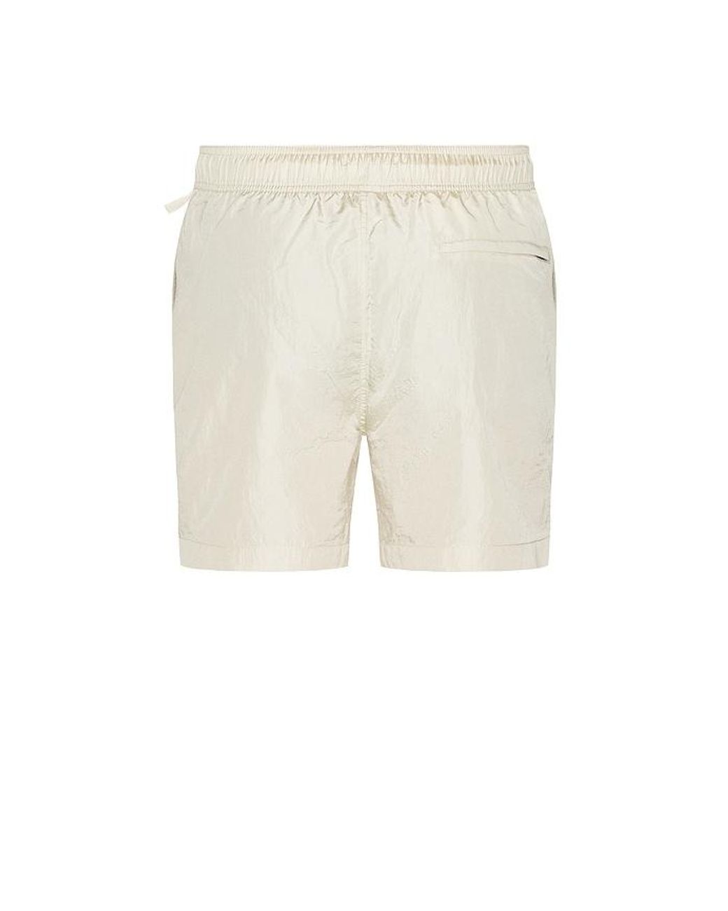 Onia White Nylon Crinkle 5 Swim Trunk for men