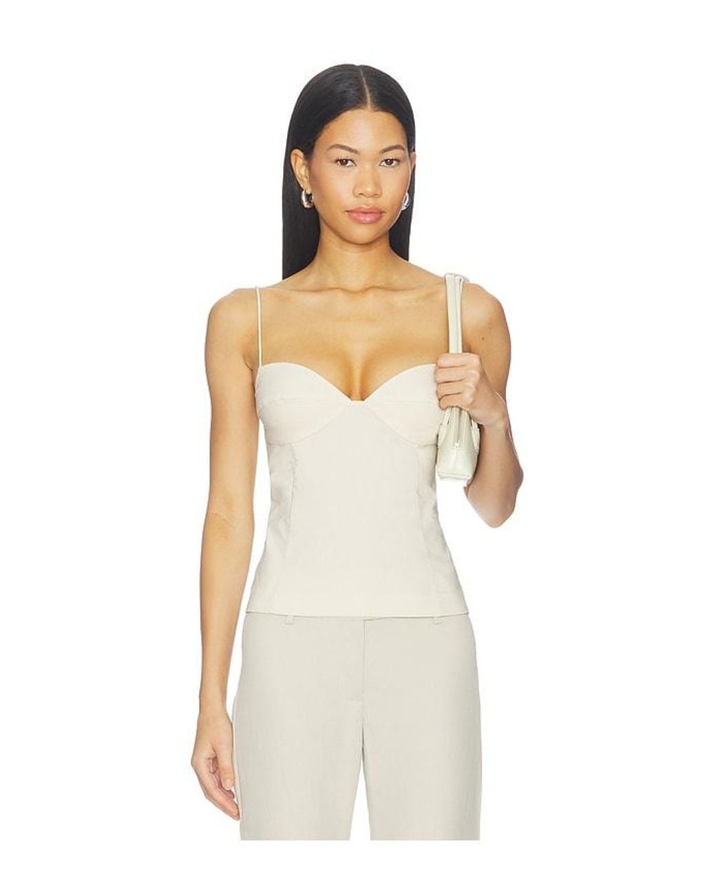 St. Agni White Studio Cami Top