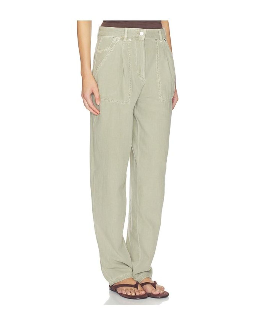 Ba&sh Green Raja Pants