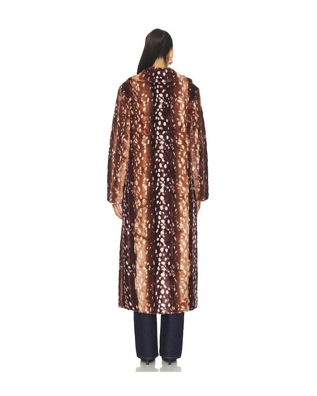 Unreal Fur Multicolor Sami Faux Fur Coat