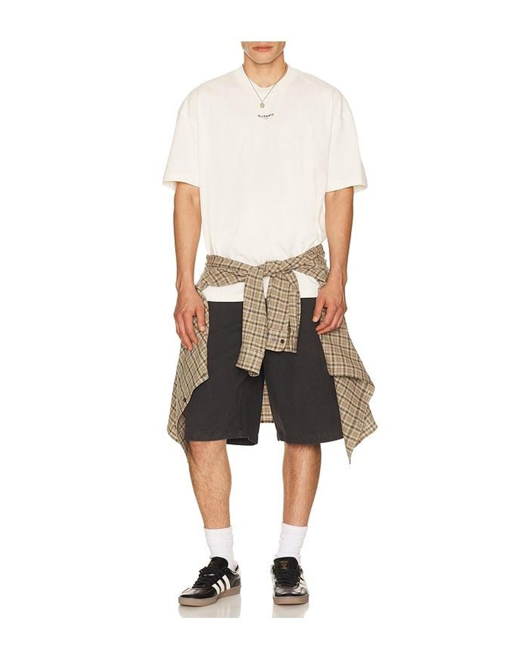 AllSaints Black Jackson Short for men