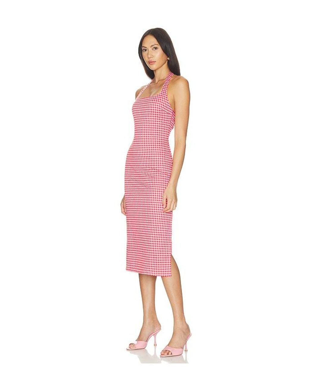 Astr Red Alice Dress