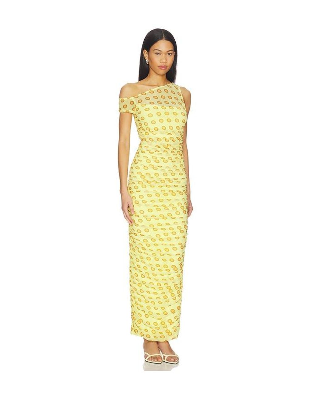 AFRM Yellow Biona Dress