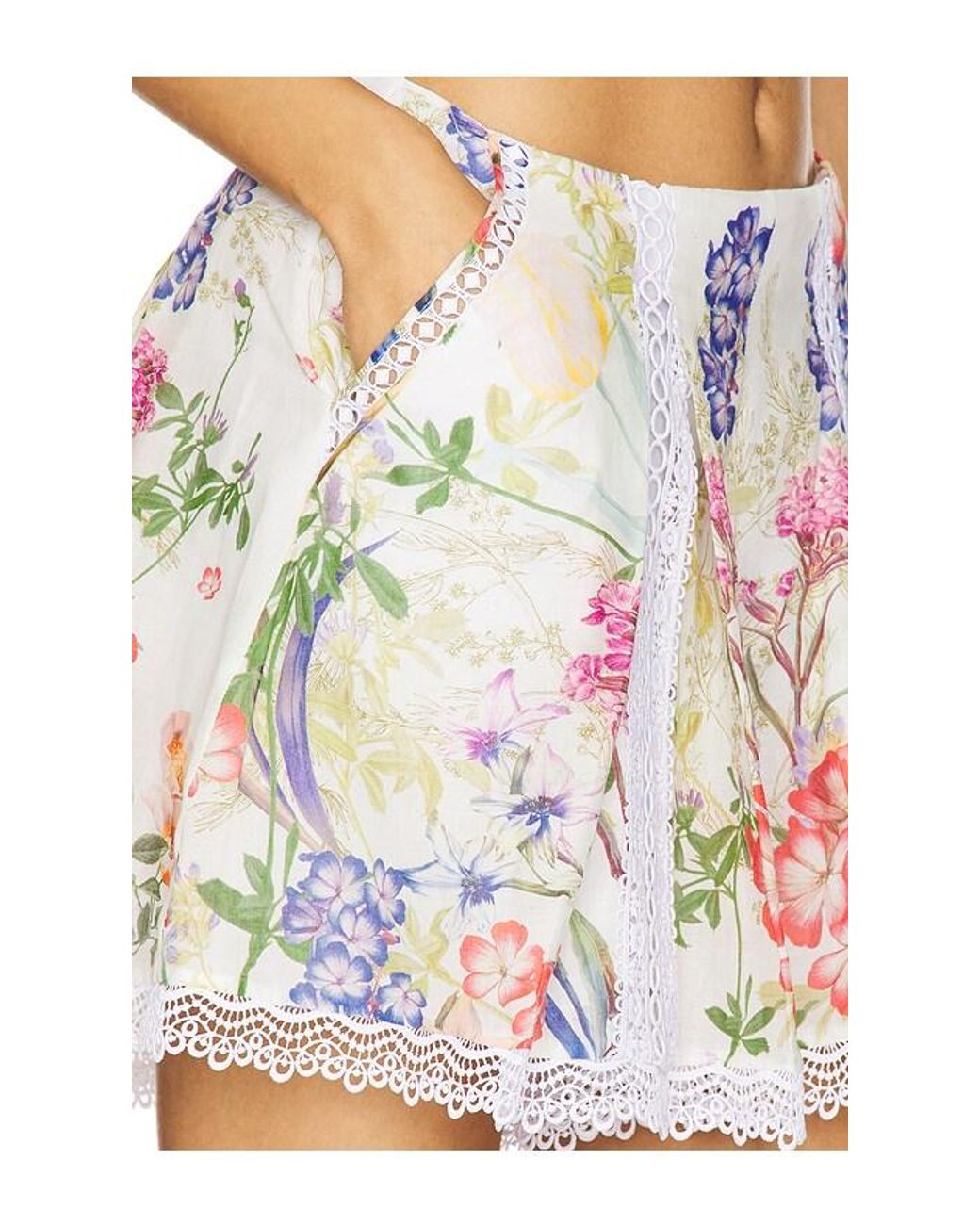 Charo Ruiz White Freesia Short