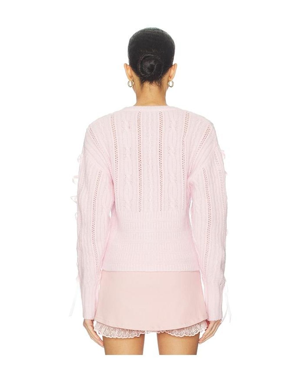 MAJORELLE Pink Lilyana Cardigan