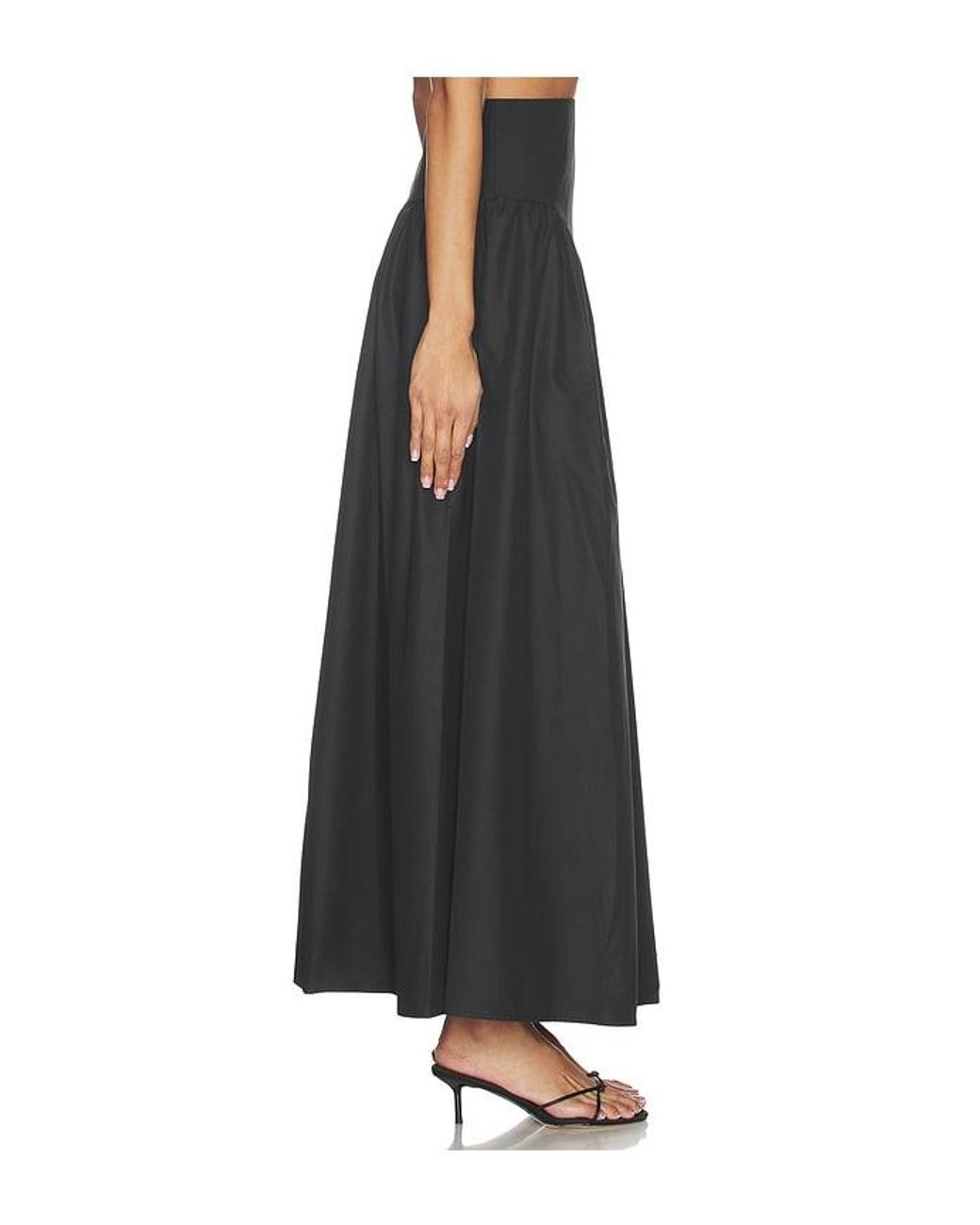 MORE TO COME Black Amaya Maxi Skirt