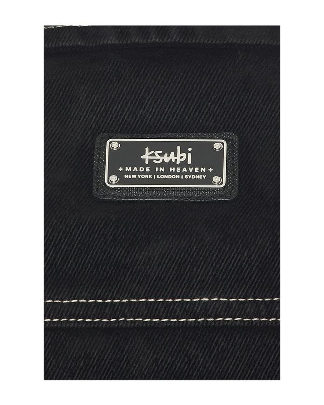Ksubi Blue Slim Trucker Jacket