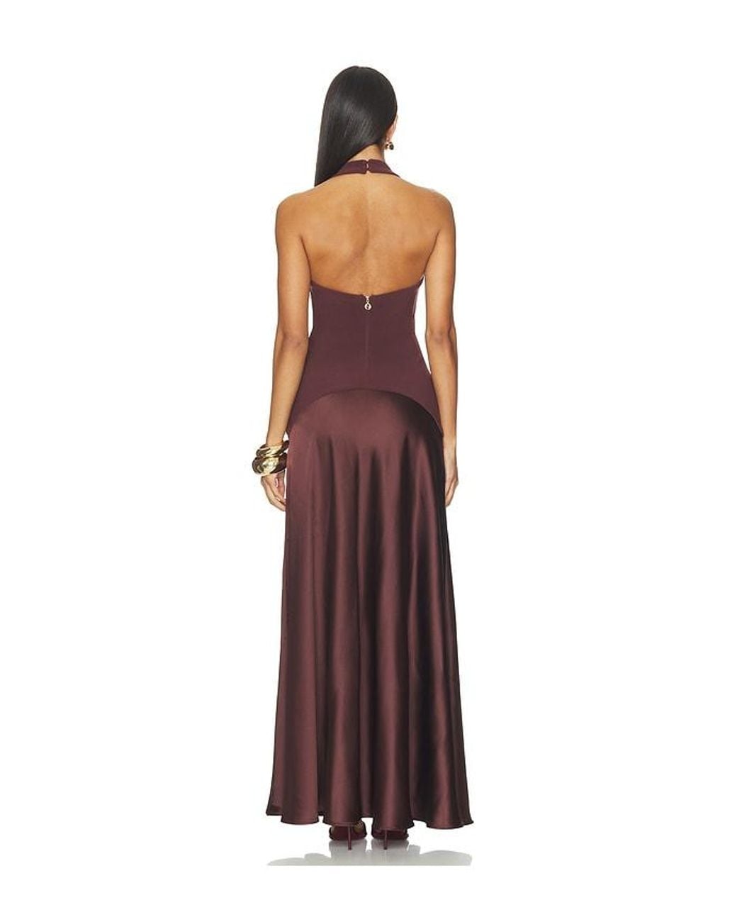 Nookie Purple Alice Halter Maxi Dress