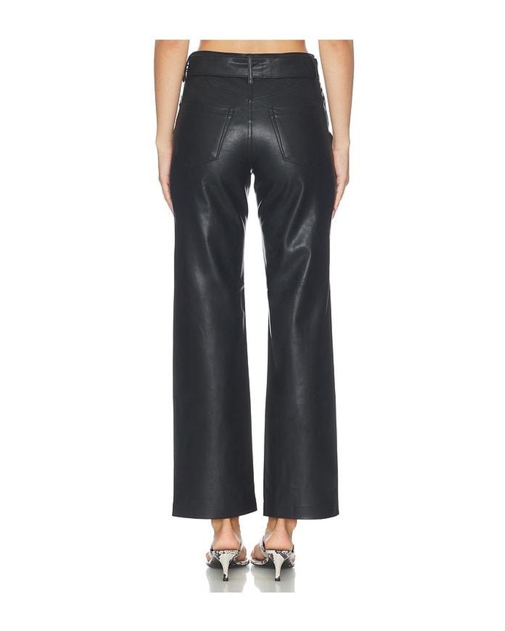 Blank NYC Blue Faux Leather Pants