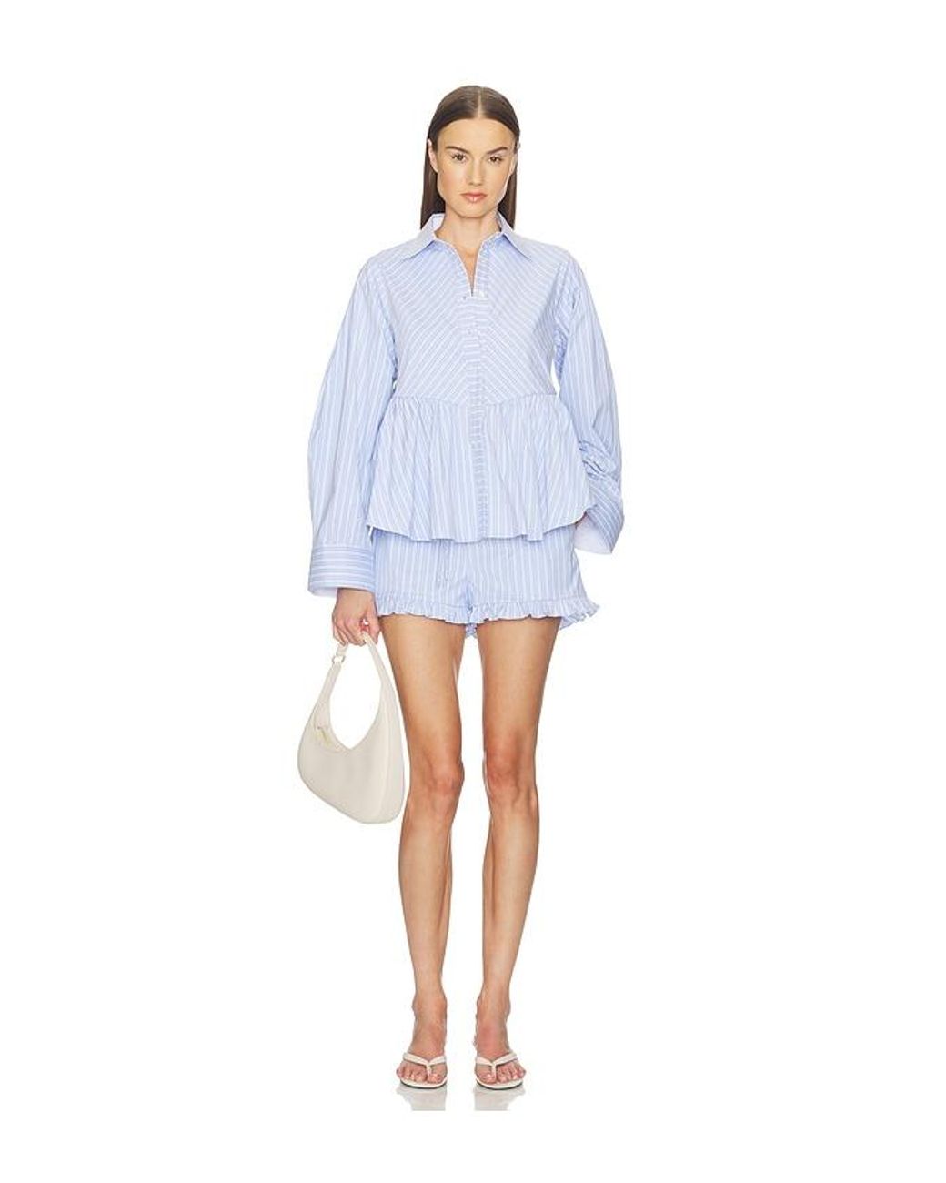 Kika Vargas Blue Ambika Top