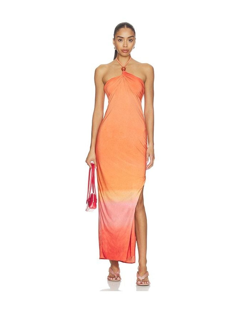 Baobab Orange Bari Maxi Dress